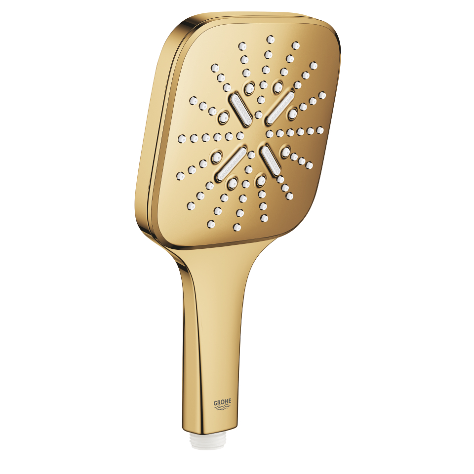 GROHE Rainshower SmartActive 130 Cube Handbrause 3 Strahlarten #26582GL0 - cool sunrise