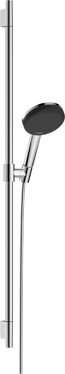 HANSGROHE Raindance Alive Select S Brauseset 125 3jet EcoSmart mit Brausestange Unica S Puro 90 cm #24603000 - Chrom