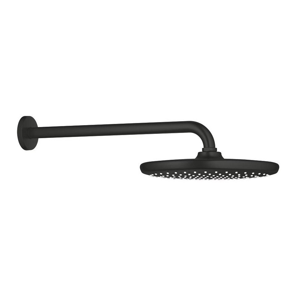 GROHE Tempesta 250 Kopfbrause-Set 380 mm, 1 Strahlart #266682430 - matt black
