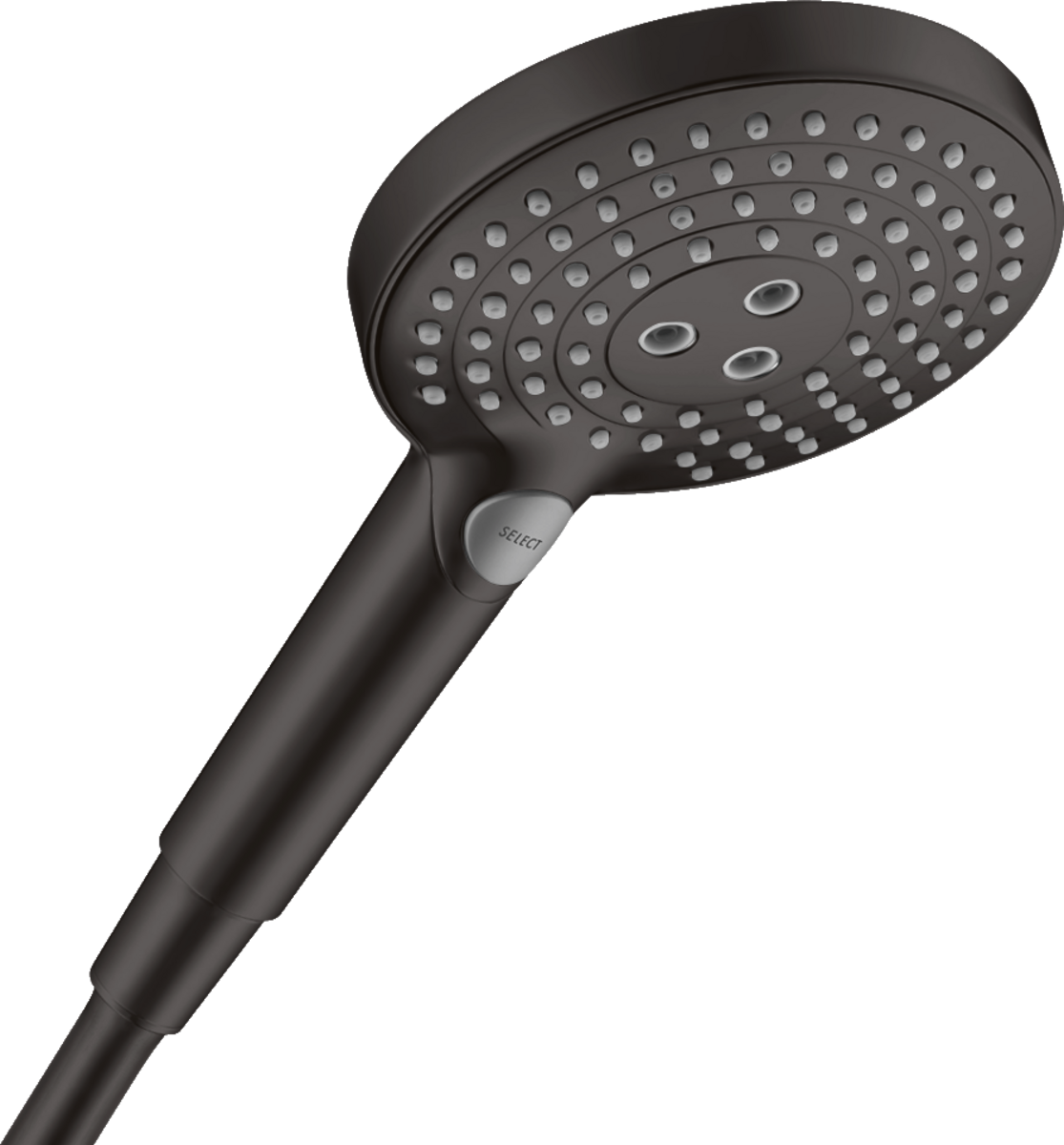 HANSGROHE Raindance Select S Handbrause 120 3jet PowderRain #26014670 - Mattschwarz