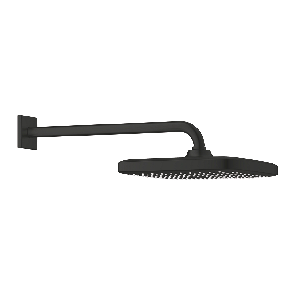 GROHE Tempesta 250 Cube Kopfbrause-Set 380 mm, 1 Strahlart #266872430 - matt black