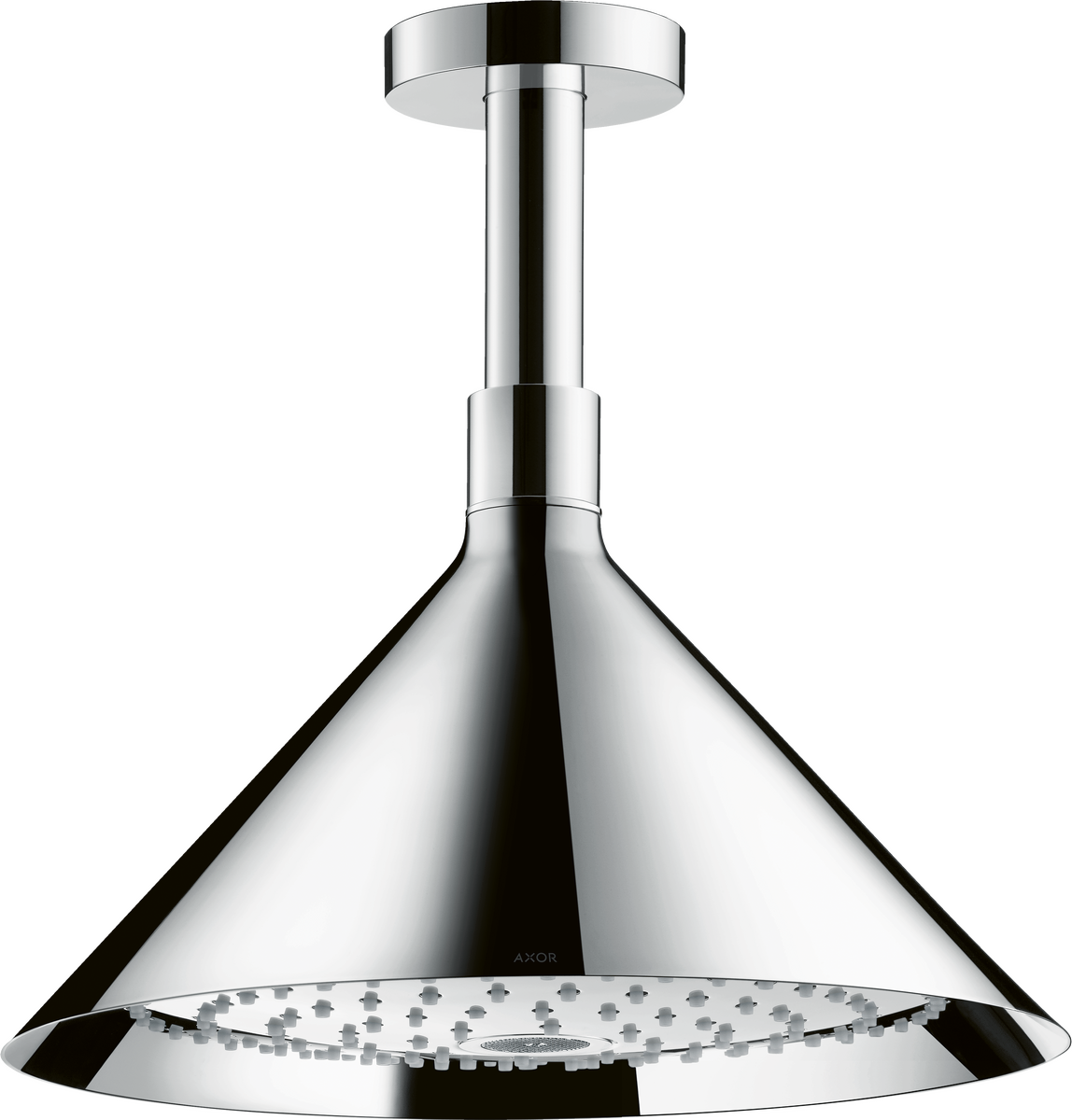 HANSGROHE AXOR Showers/Front Kopfbrause 240 2jet mit Deckenanschluss #26022000 - Chrom