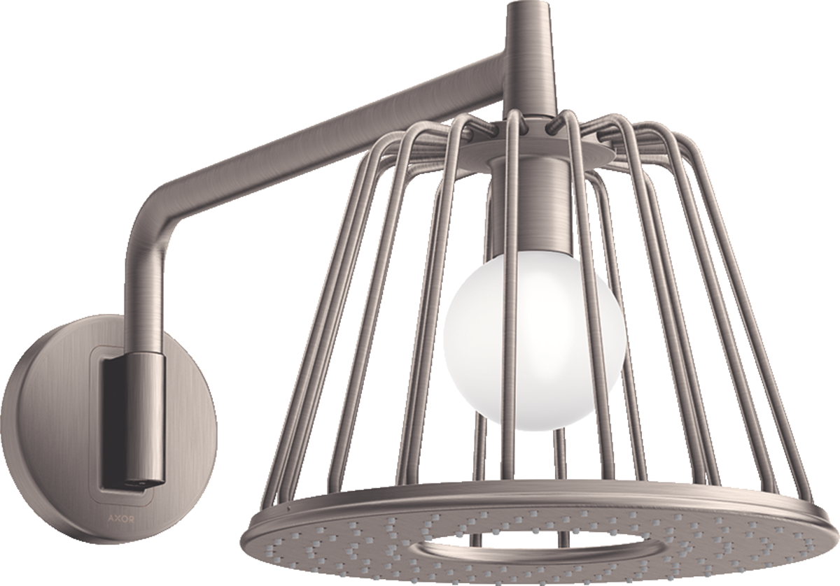 HANSGROHE AXOR LampShower/Nendo LampShower 275 1jet mit Brausearm #26031800 - Edelstahl Optic