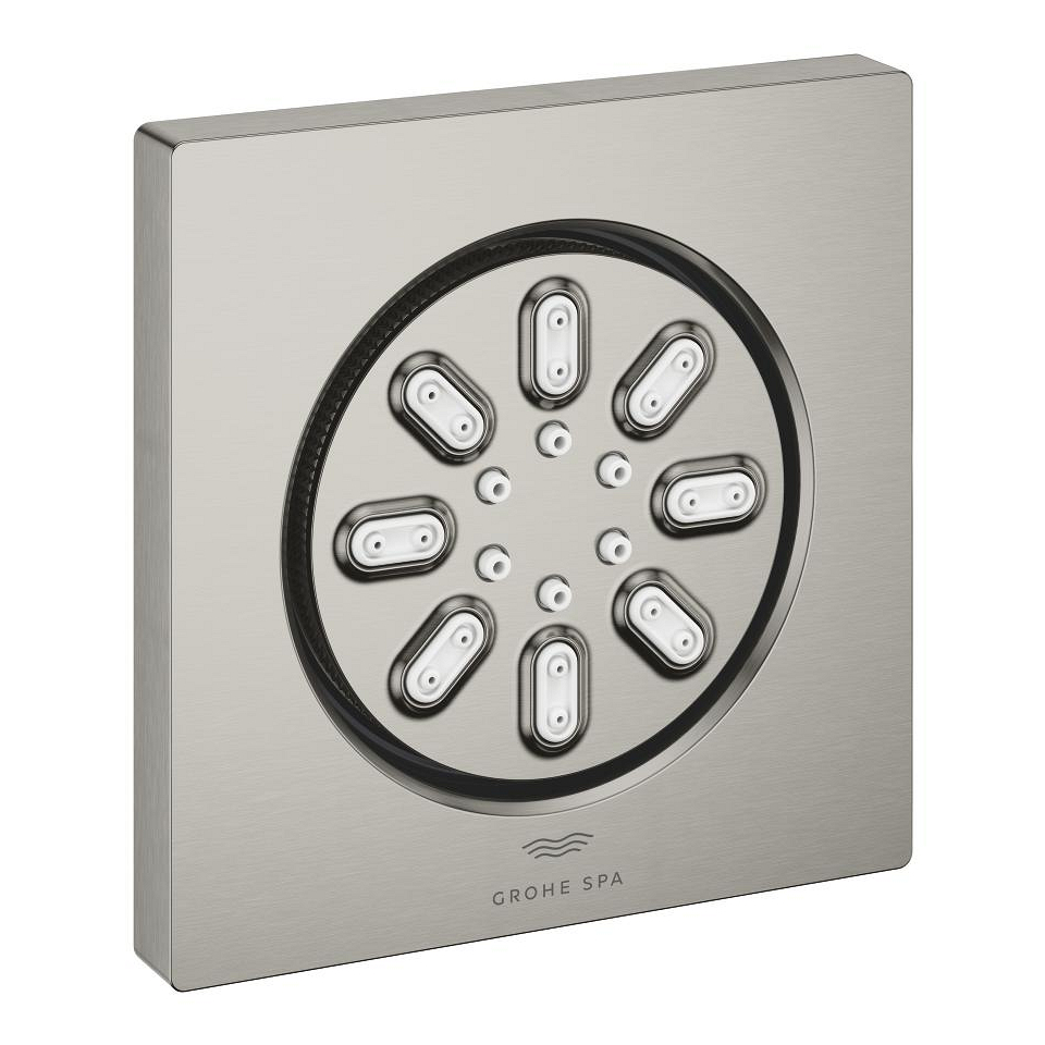 GROHE Rainshower Aqua Seitenbrause Cube 2 Strahlarten #26802DC0 - supersteel