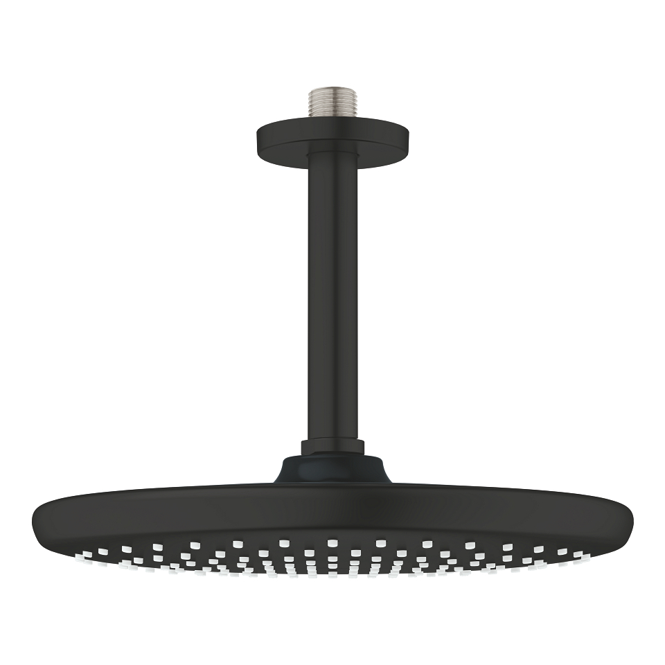 GROHE Tempesta 250 Kopfbrause-Set Deckenauslass 142 mm, 1 Stahlart #266692430 - matt black