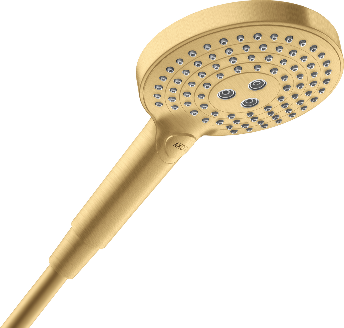 HANSGROHE AXOR ShowerSolutions Handbrause 120 3jet EcoSmart #26051250 - Brushed Gold Optic