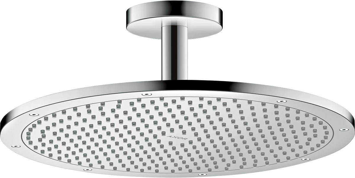 HANSGROHE AXOR ShowerSolutions Kopfbrause 350 1jet mit Deckenanschluss #26035000 - Chrom