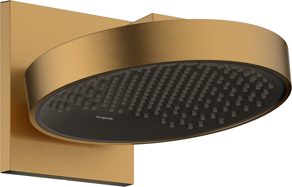 HANSGROHE Rainfinity Kopfbrause 250 1jet EcoSmart mit Wandanschluss #26227140 - Brushed Bronze