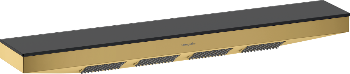 HANSGROHE Rainfinity Schulterbrause 500 1jet mit Duschablage #26243990 - Polished Gold Optic