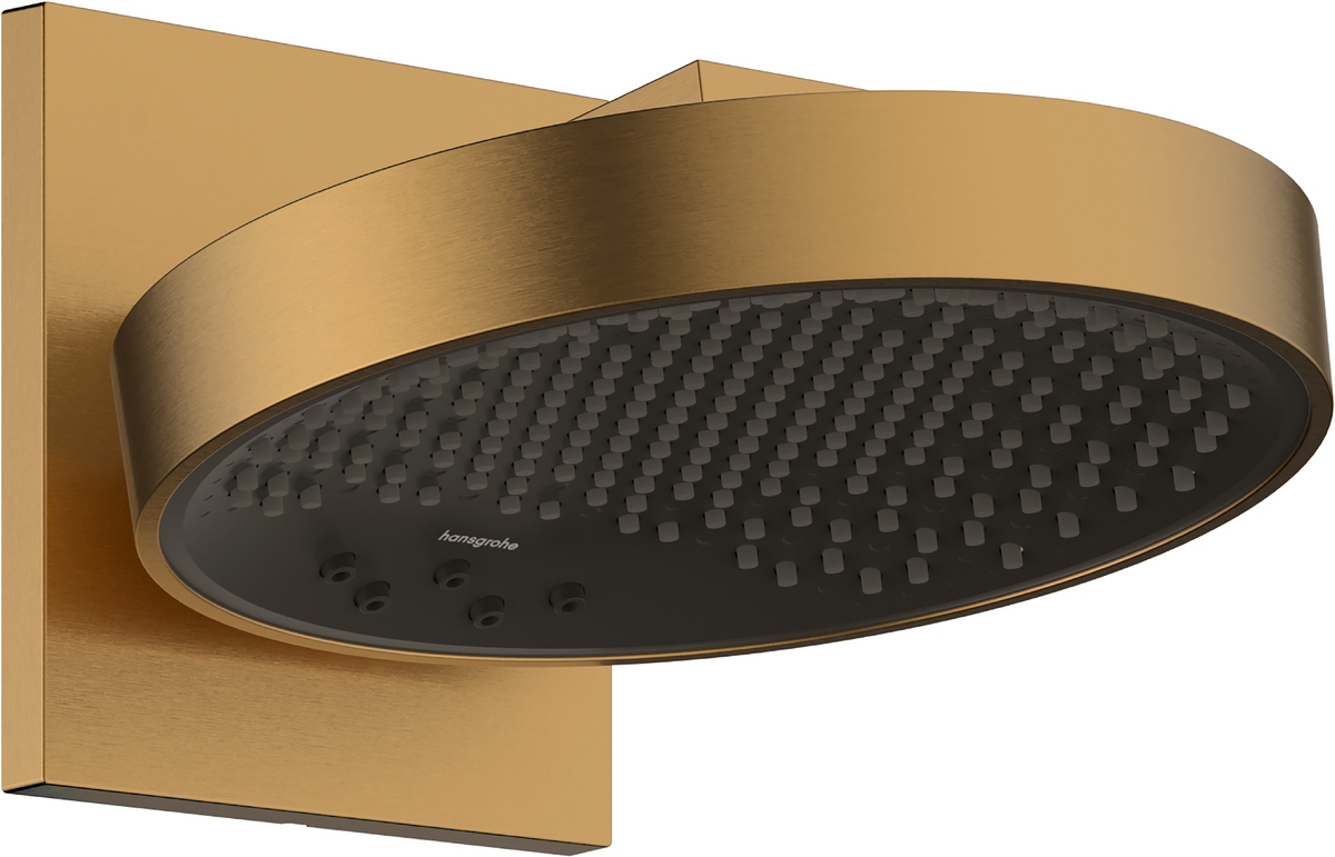 HANSGROHE Rainfinity Kopfbrause 250 3jet EcoSmart mit Wandanschluss #26233140 - Brushed Bronze