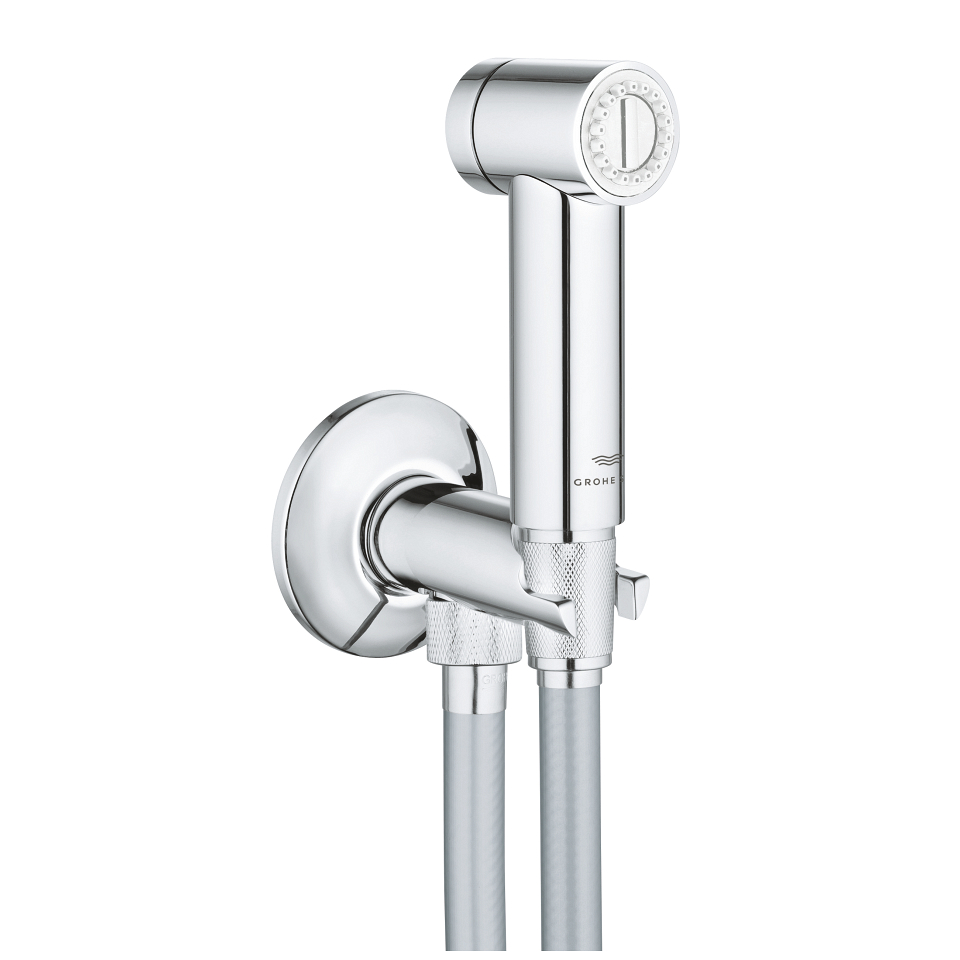 GROHE Rainshower Aqua Wandhalterset mit Absperrventil 1 Strahlart #26840000 - chrom