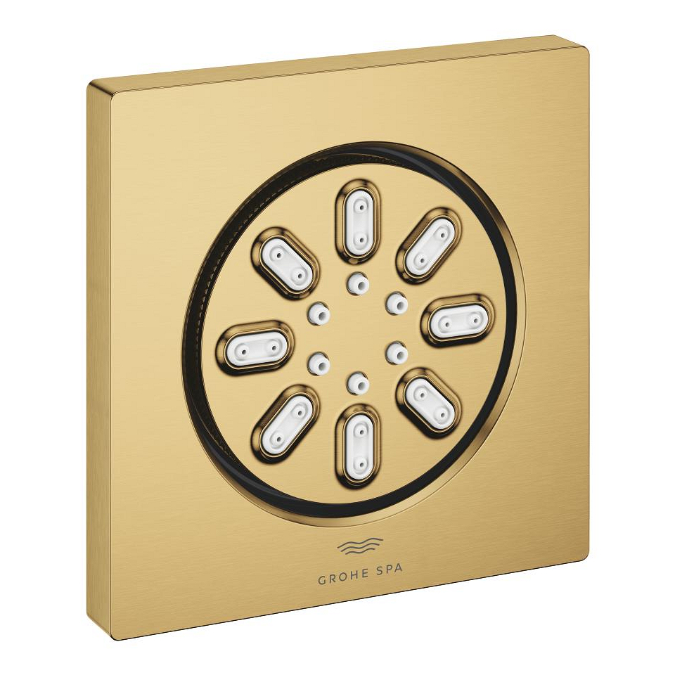 GROHE Rainshower Aqua Seitenbrause Cube 2 Strahlarten #26802GN0 - cool sunrise gebürstet