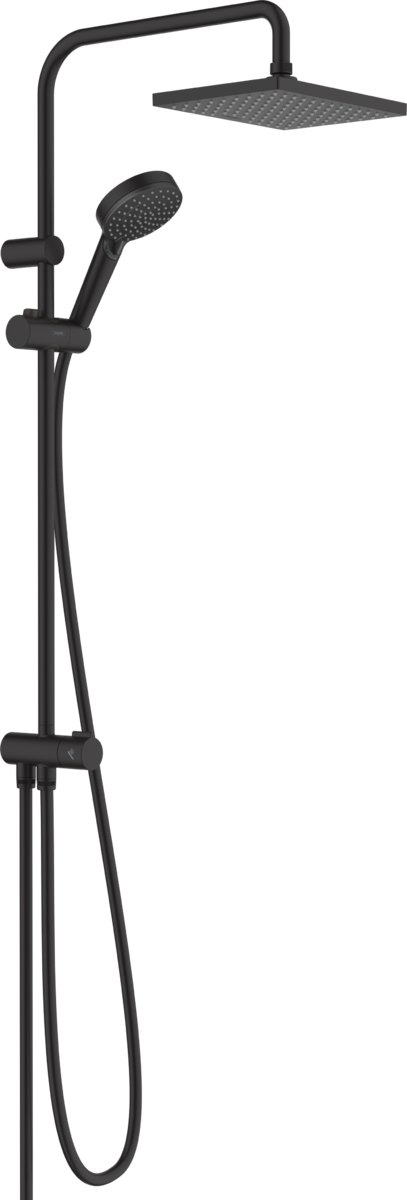 HANSGROHE Vernis Shape Showerpipe 230 1jet Reno #26282670 - Mattschwarz