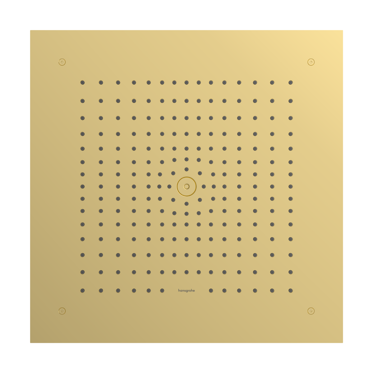 HANSGROHE Raindance E Kopfbrause 400/400 1jet EcoSmart Deckenintegriert #26253990 - Polished Gold Optic