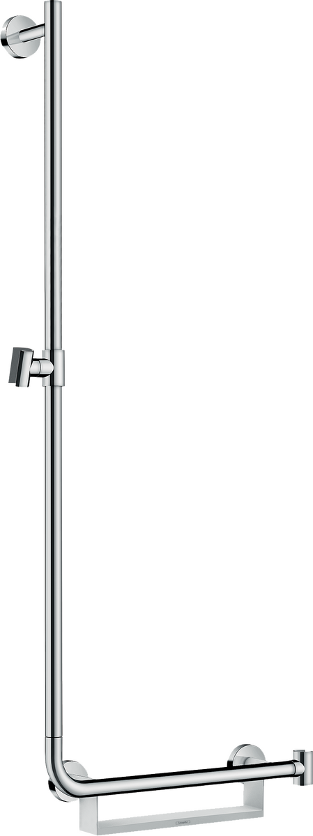 HANSGROHE Unica Brausestange Comfort 110 cm links #26403400 - Weiß/Chrom