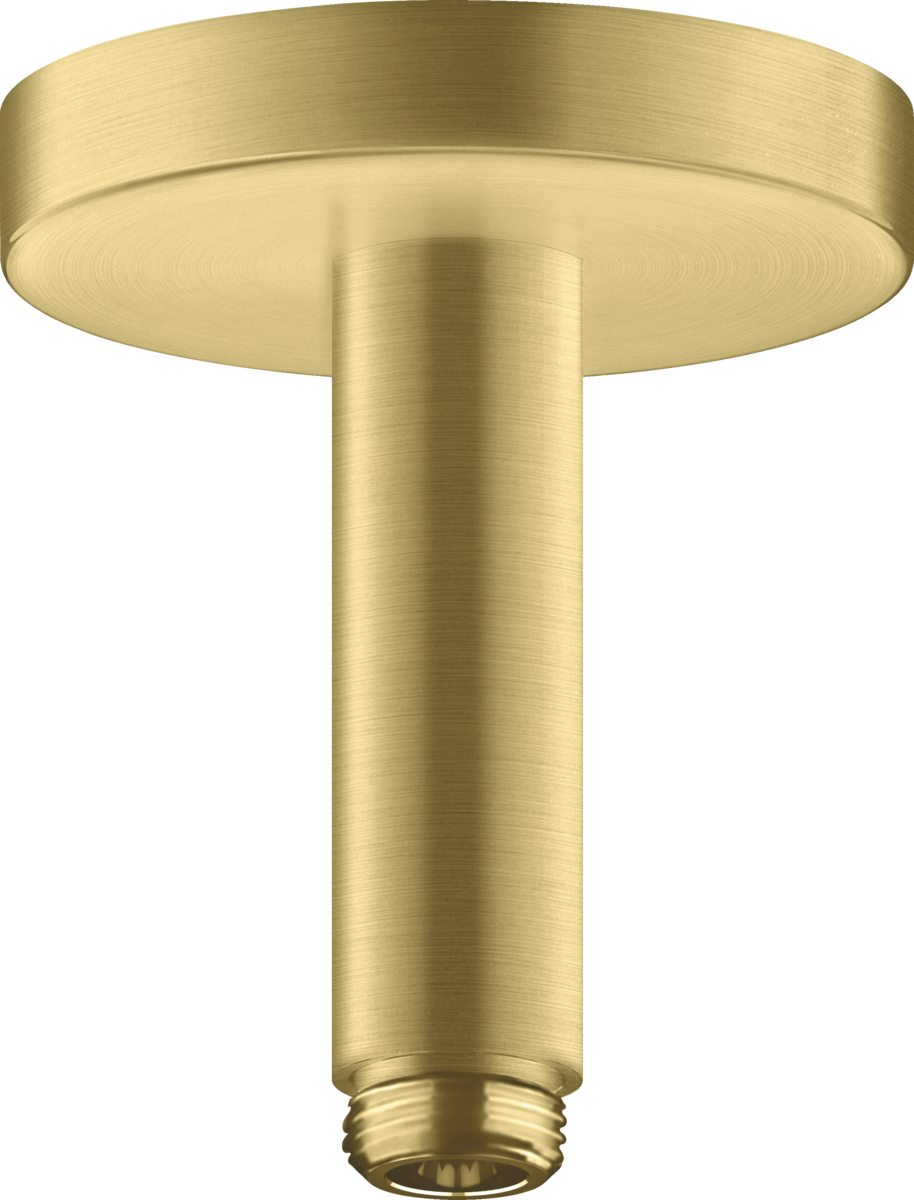 HANSGROHE AXOR ShowerSolutions Deckenanschluss 100 mm #26432950 - Brushed Brass