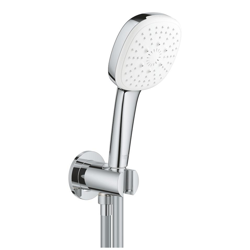 GROHE Tempesta Cube 110 Wandhalterset 3 Strahlarten (Rain, Jet, Massage) #26910003 - chrom