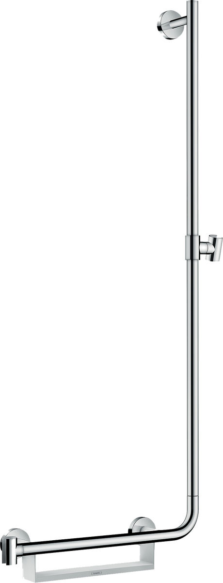 HANSGROHE Unica Brausestange Comfort 110 cm rechts #26404400 - Weiß/Chrom