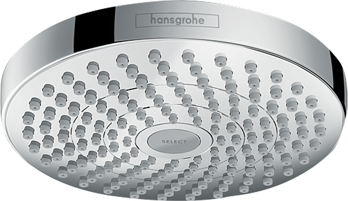 HANSGROHE Croma Select S Kopfbrause 180 2jet EcoSmart #26523000 - Chrom
