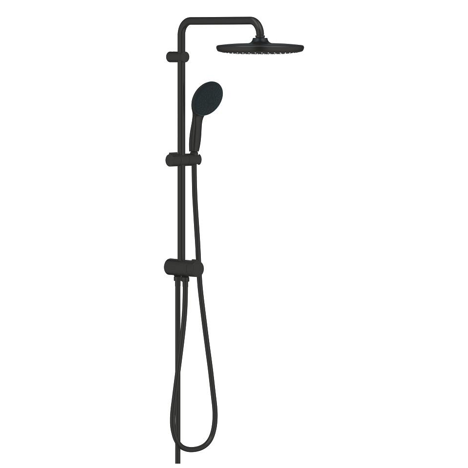 GROHE Tempesta System 250 Flex Duschsystem mit Umstellung für die Wandmontage #269802431 - matt black