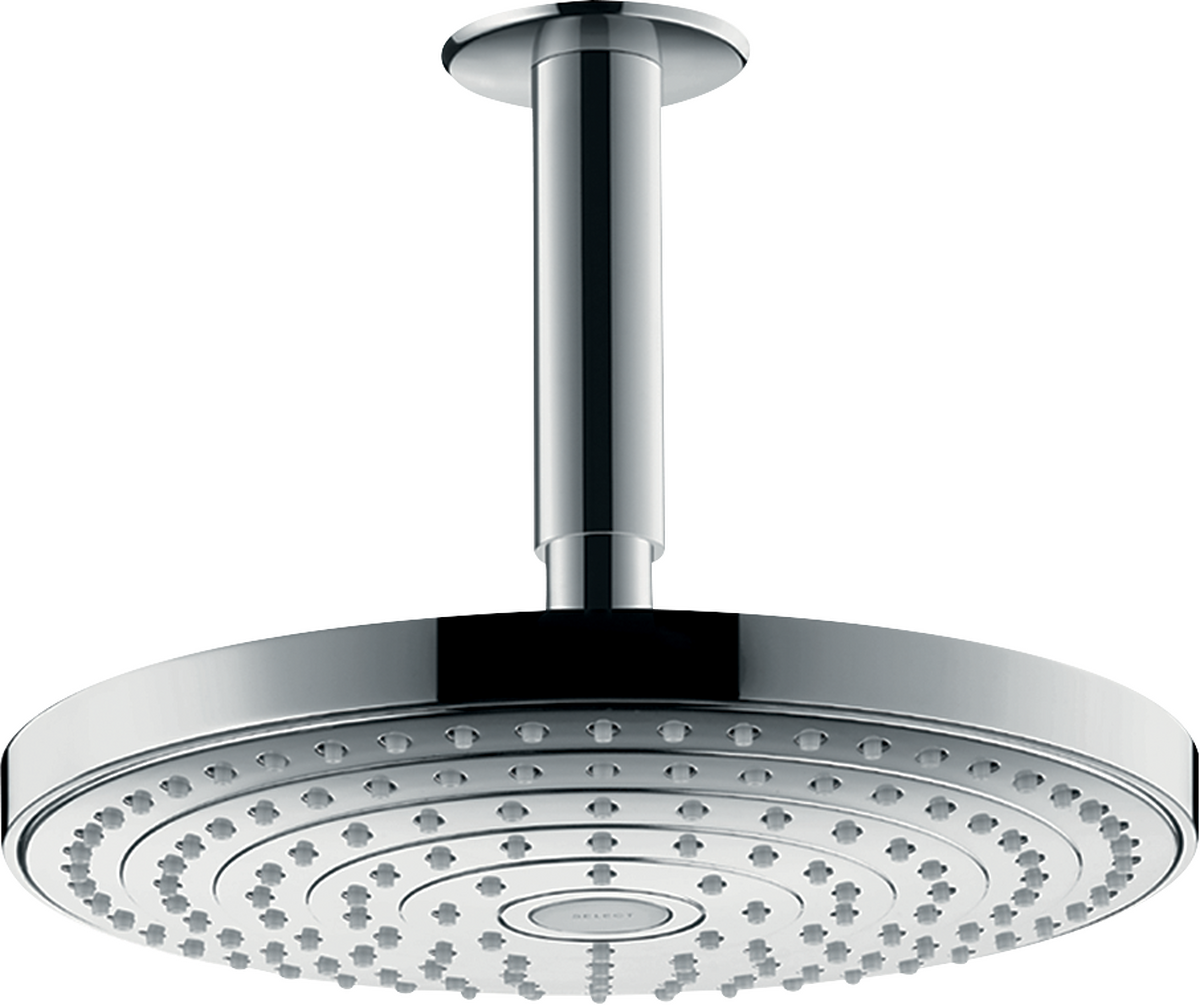 HANSGROHE Raindance Select S Kopfbrause 240 2jet EcoSmart mit Deckenanschluss #26469000 - Chrom