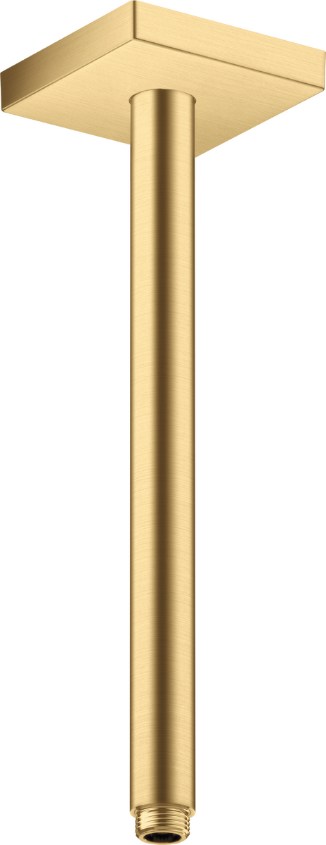 HANSGROHE AXOR ShowerSolutions Deckenanschluss 300 mm eckig #26438250 - Brushed Gold Optic