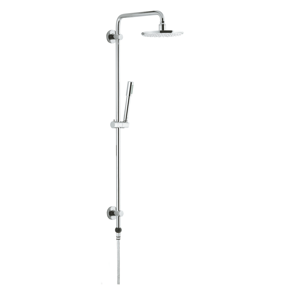 GROHE Rainshower System 210 Duschsystem mit GrohClick ohne Armatur für die Wandmontage #27030000 - chrom