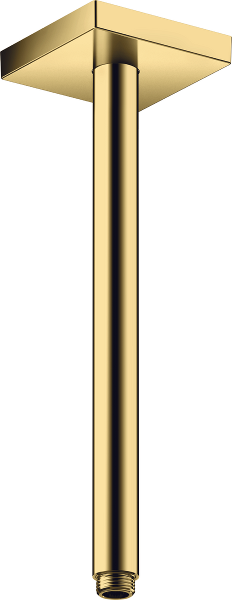 HANSGROHE AXOR ShowerSolutions Deckenanschluss 300 mm eckig #26438990 - Polished Gold Optic