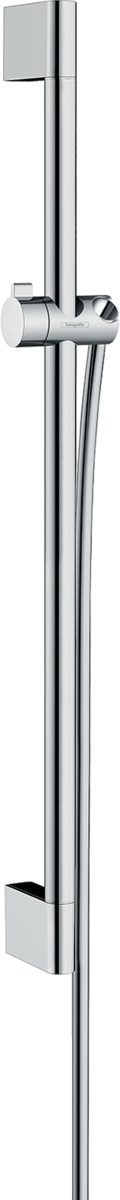 HANSGROHE Unica Brausestange Croma 65 cm mit Isiflex Brauseschlauch 160 cm #26503000 - Chrom