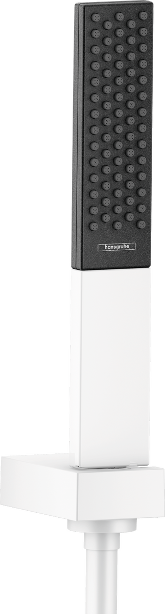 HANSGROHE Rainfinity Brausehalterset 100 1jet mit Brauseschlauch 125 cm #26857700 - Mattweiß