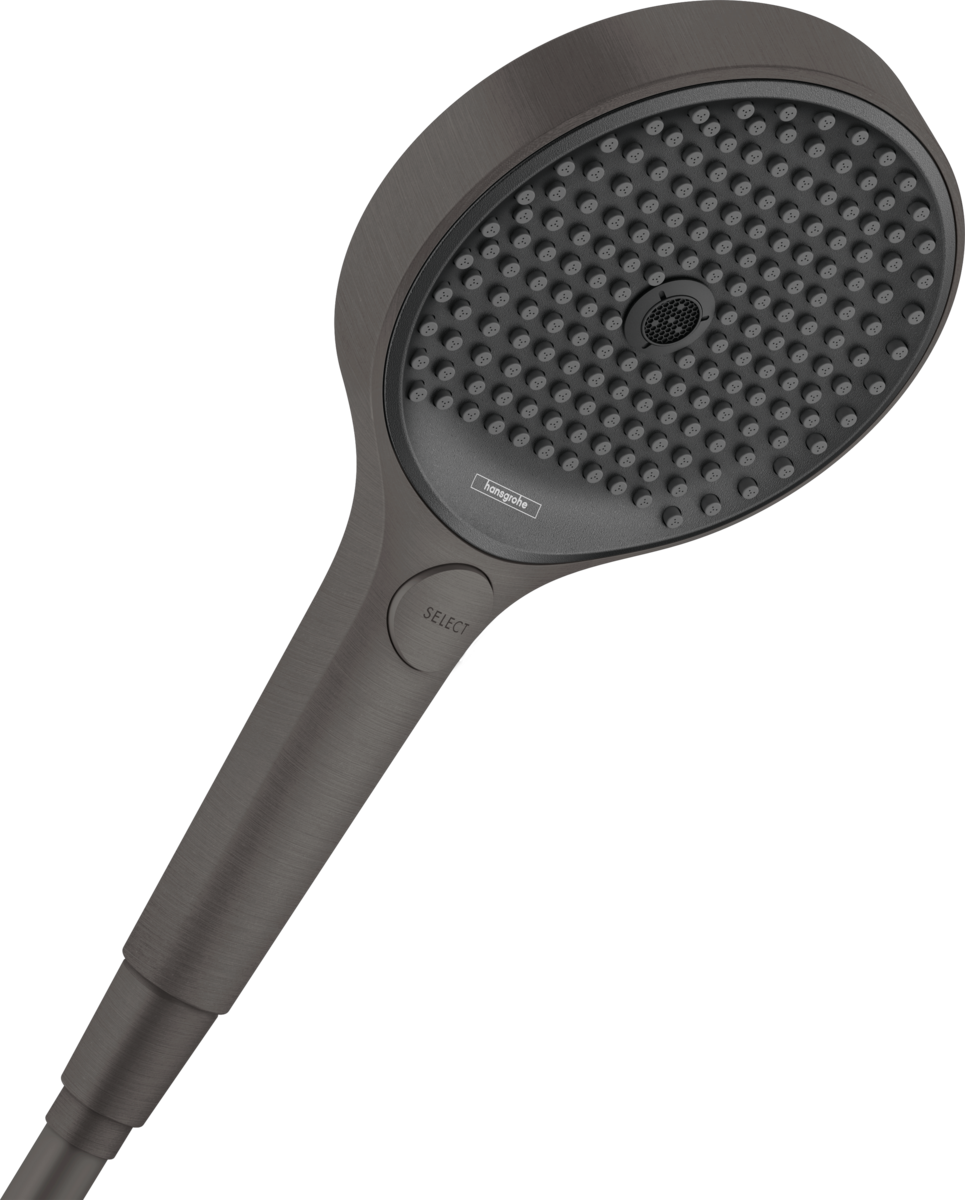 HANSGROHE Rainfinity Handbrause 130 3jet EcoSmart #26865340 - Brushed Black Chrome