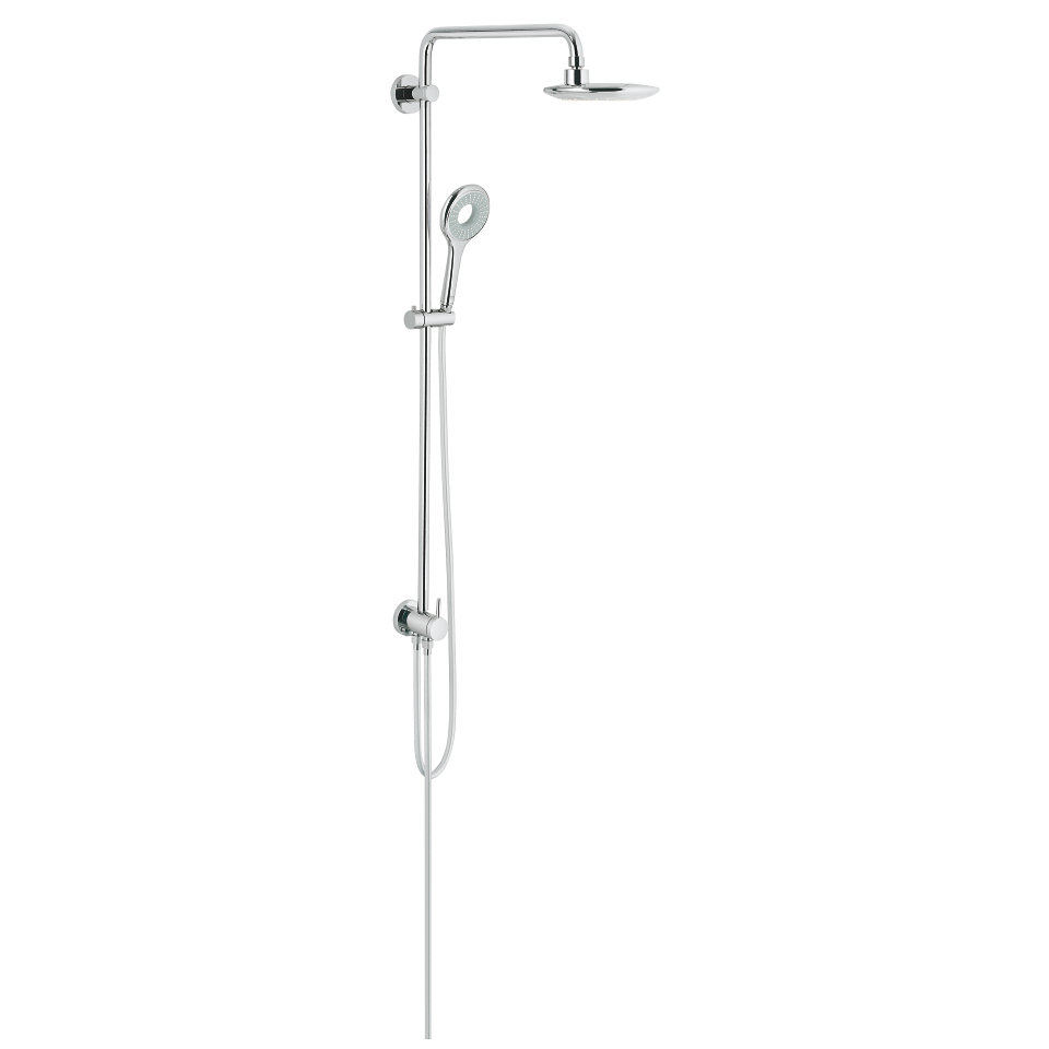 GROHE Rainshower Icon System 190 Duschsystem mit Umstellung für die Wandmontage #27433000 - chrom