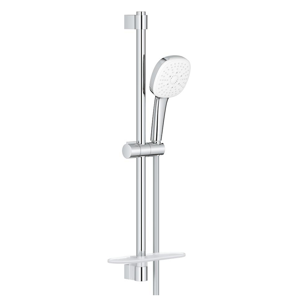 GROHE Tempesta Cube 110 Brausestangenset 3 Strahlarten (Rain, Jet, Massage) #27576003 - chrom