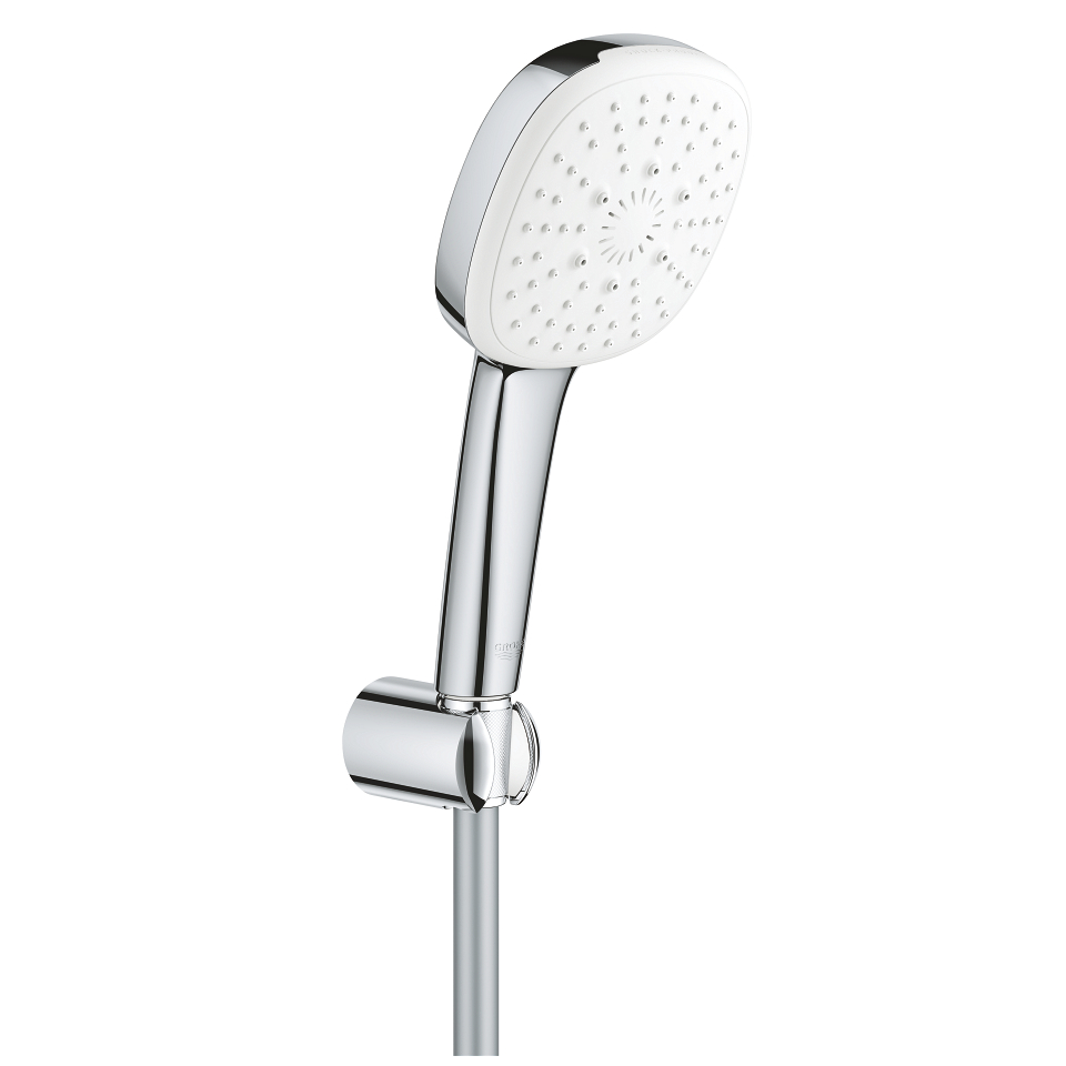GROHE Tempesta Cube 110 Wandhalterset 3 Strahlarten (Rain, Jet, Massage) #27588003 - chrom