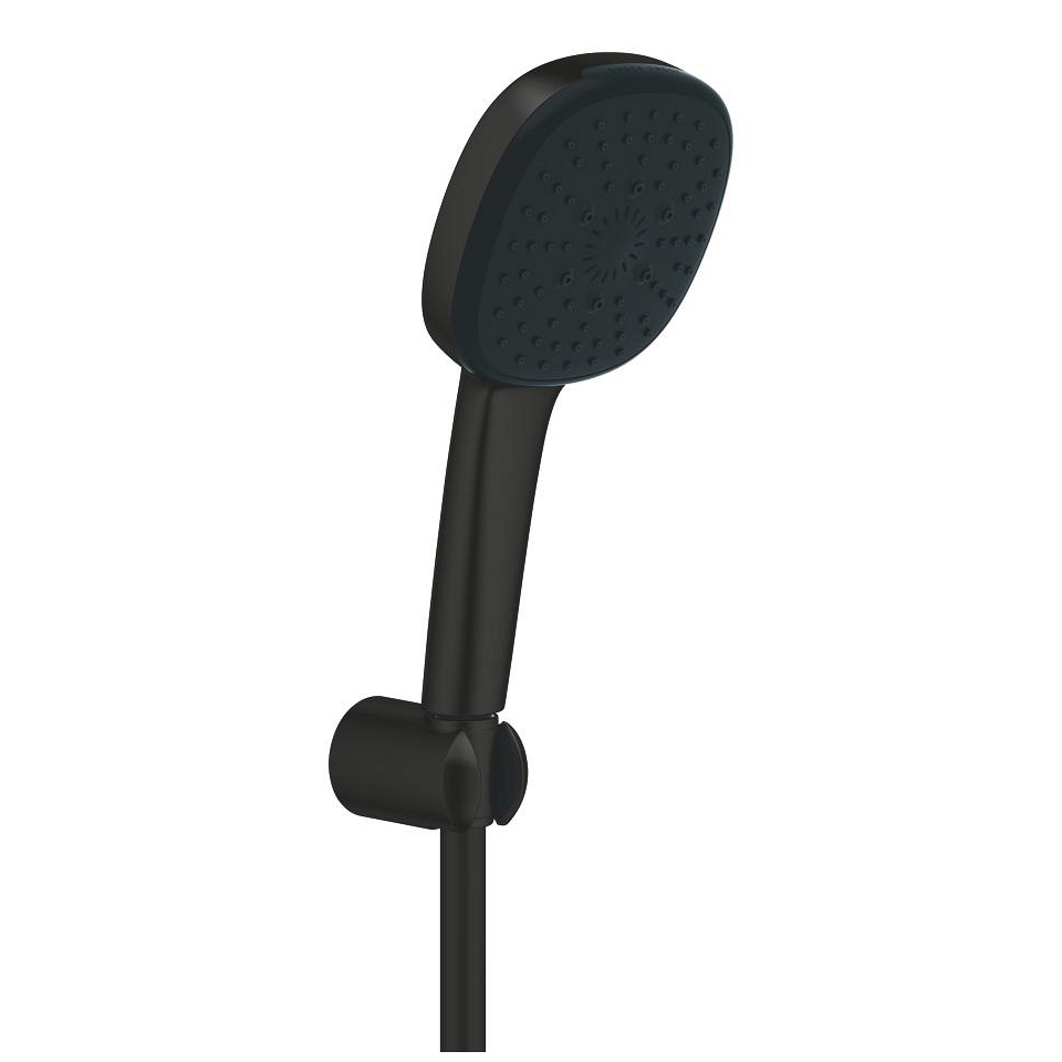 GROHE Tempesta Cube 110 Wandhalterset 3 Strahlarten (Rain, Jet, Massage) #275882433 - matt black