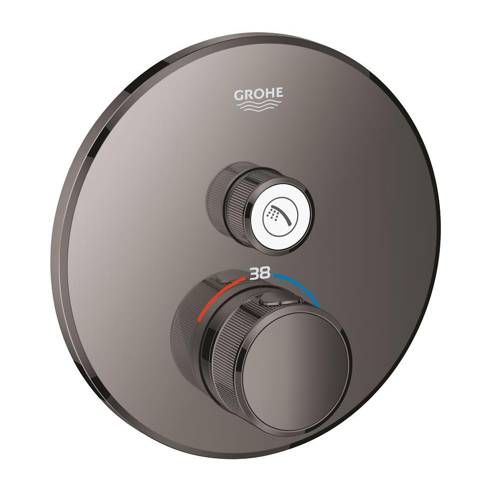 GROHE Grohtherm SmartControl Unterputz-Thermostat mit 1 Absperrventil #29118A00 - hard graphite