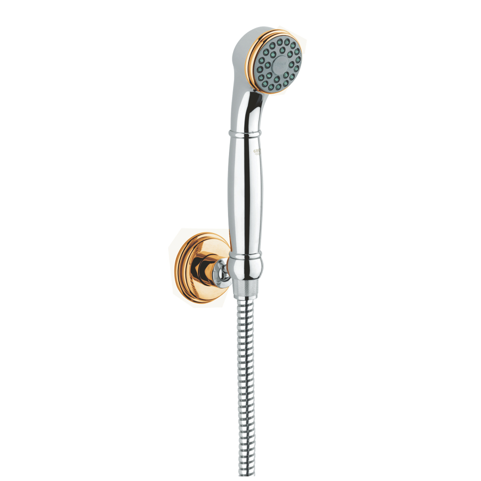GROHE Sinfonia 50 Wandhalterset 1 Strahlart #28976IG0 - chrom/gold
