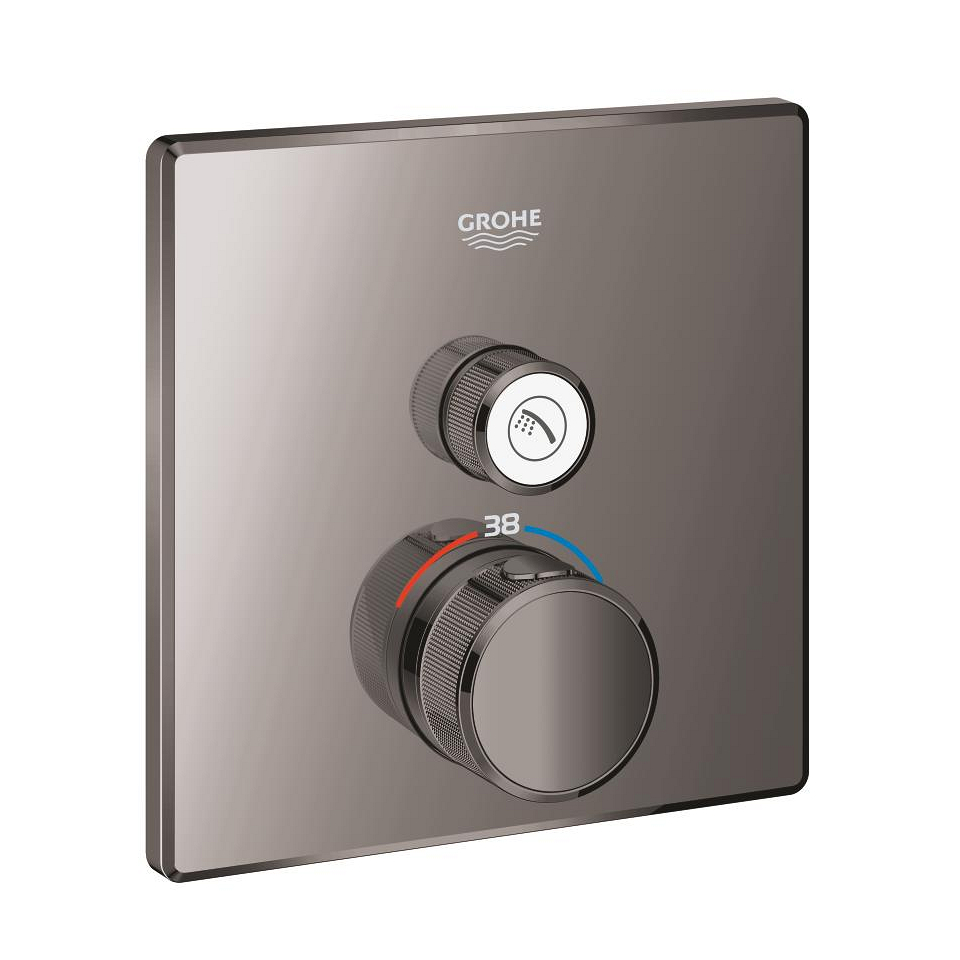 GROHE Grohtherm SmartControl Unterputz-Thermostat mit 1 Absperrventil #29123A00 - hard graphite