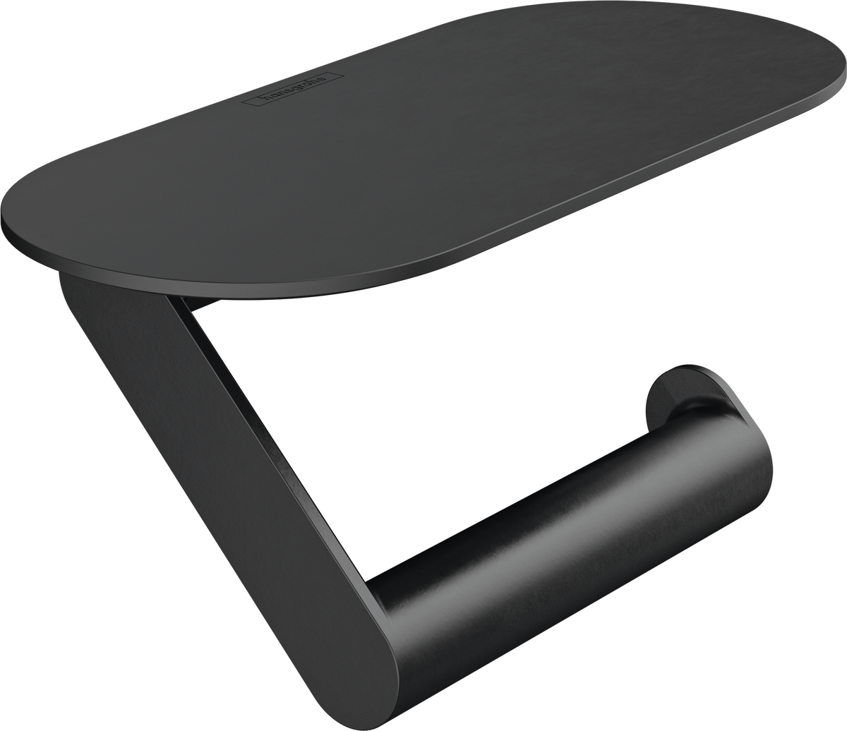 HANSGROHE WallStoris Toilettenpapierhalter mit Ablage #27928670 - Mattschwarz