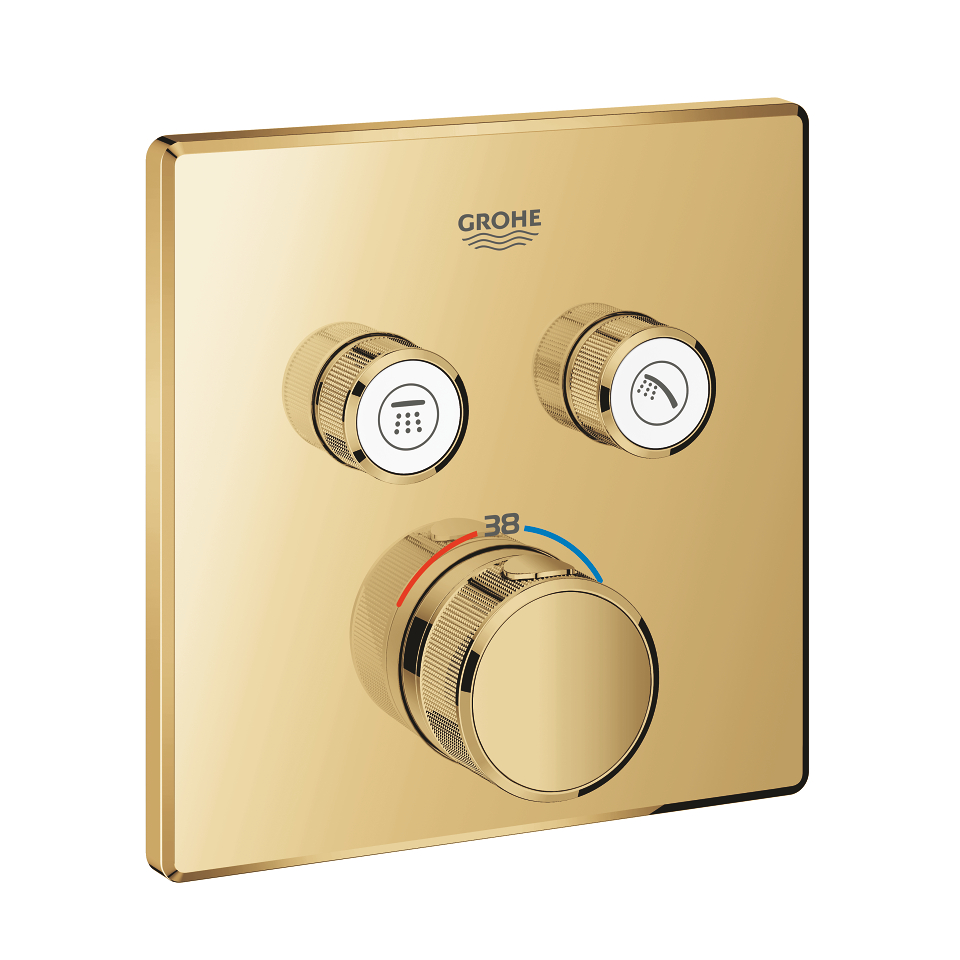 GROHE Grohtherm SmartControl Unterputz-Thermostat mit 2 Absperrventilen #29124GL0 - cool sunrise