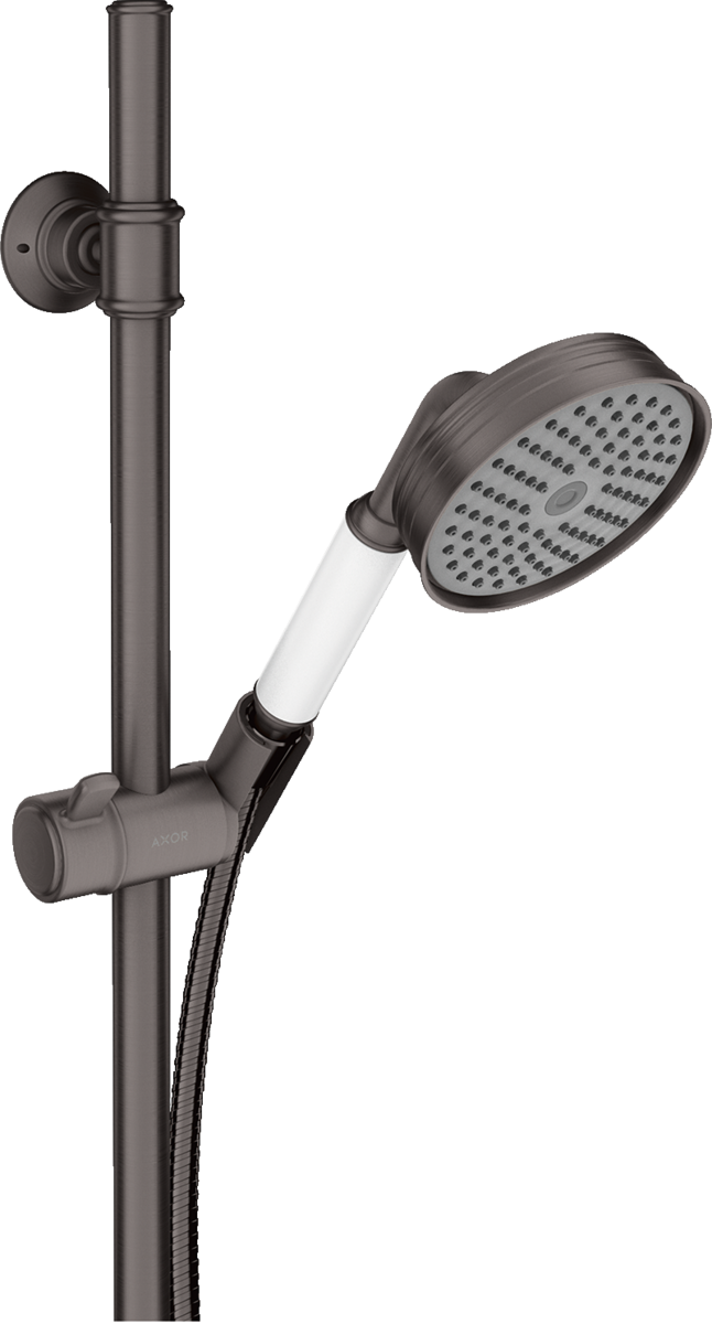 HANSGROHE AXOR Montreux Brauseset 0,90 m mit Handbrause 100 1jet #27982340 - Brushed Black Chrome
