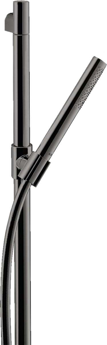 HANSGROHE AXOR Starck Brauseset 0,90 m mit Stabhandbrause 1jet EcoSmart #27983330 - Polished Black Chrome