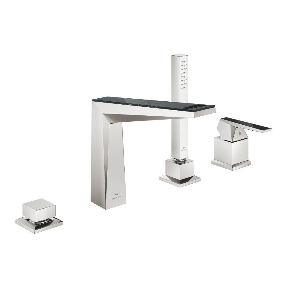 GROHE Allure Brilliant Private Collection 4-Loch-Einhand-Wannenkombination #29527DC0 - supersteel