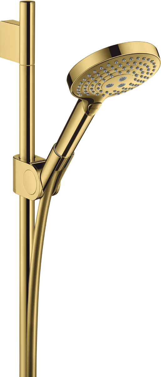 HANSGROHE AXOR Uno Brauseset 0,90 m mit Handbrause 120 3jet #27987990 - Polished Gold Optic