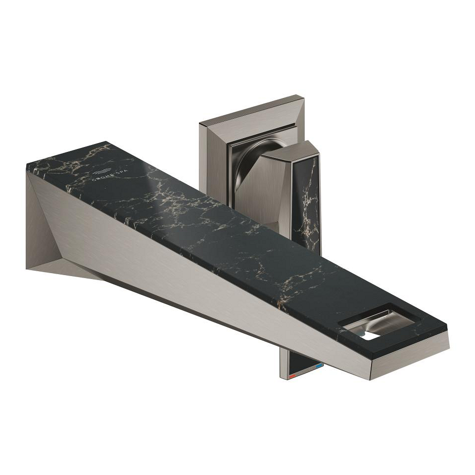 GROHE Allure Brilliant Private Collection 2-Loch-Waschtischbatterie #29521AL0 - hard graphite gebürstet