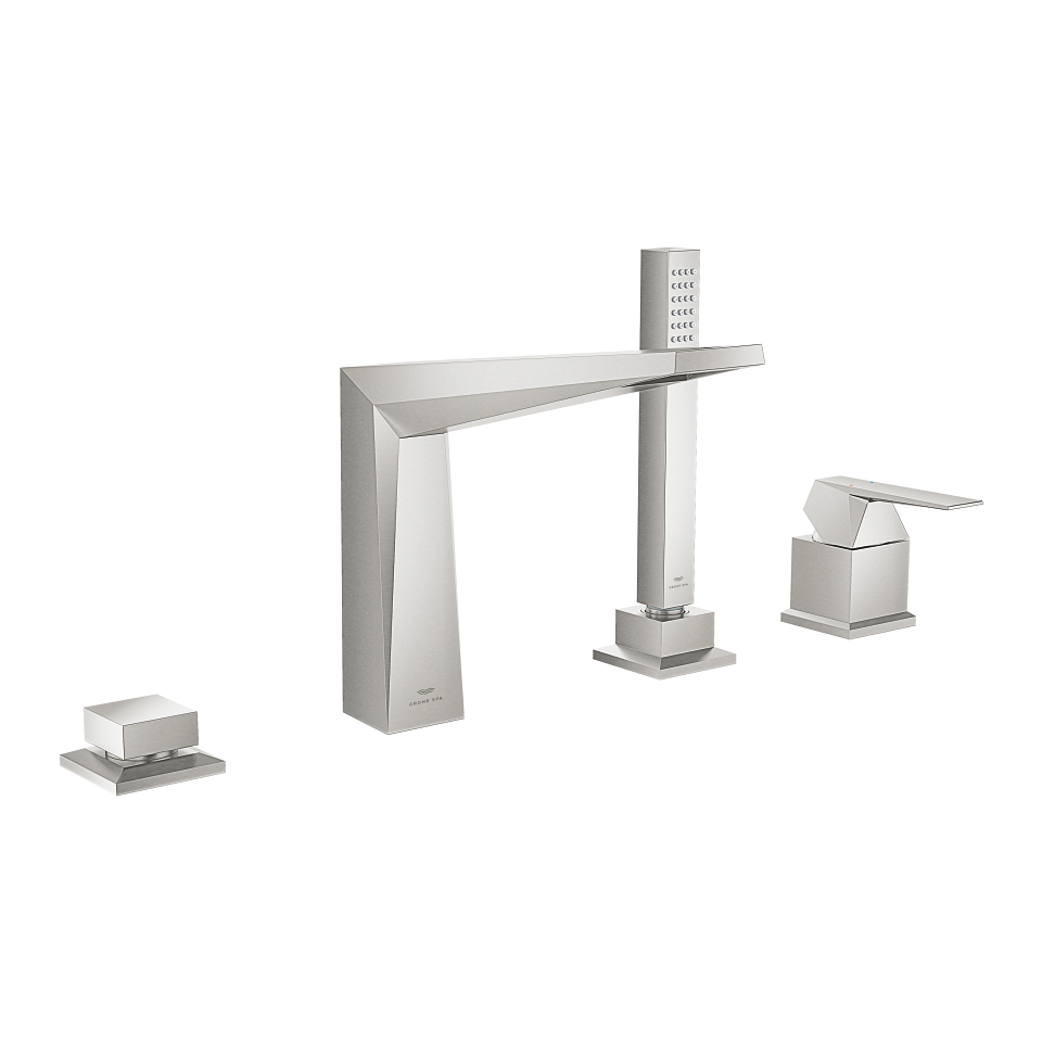 GROHE Allure Brilliant 4-Loch-Einhand-Wannenkombination #29405DC0 - supersteel