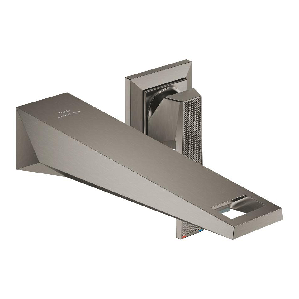 GROHE Allure Brilliant Private Collection 2-Loch-Waschtischbatterie #29517AL0 - hard graphite gebürstet