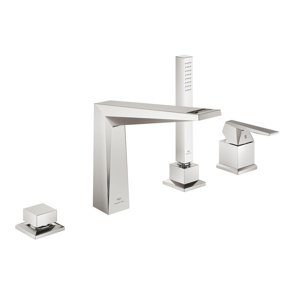 GROHE Allure Brilliant Private Collection 4-Loch-Einhand-Wannenkombination #29523DC0 - supersteel