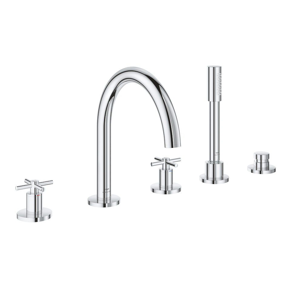 GROHE Atrio 5-Loch-Wannenkombination #29408000 - chrom