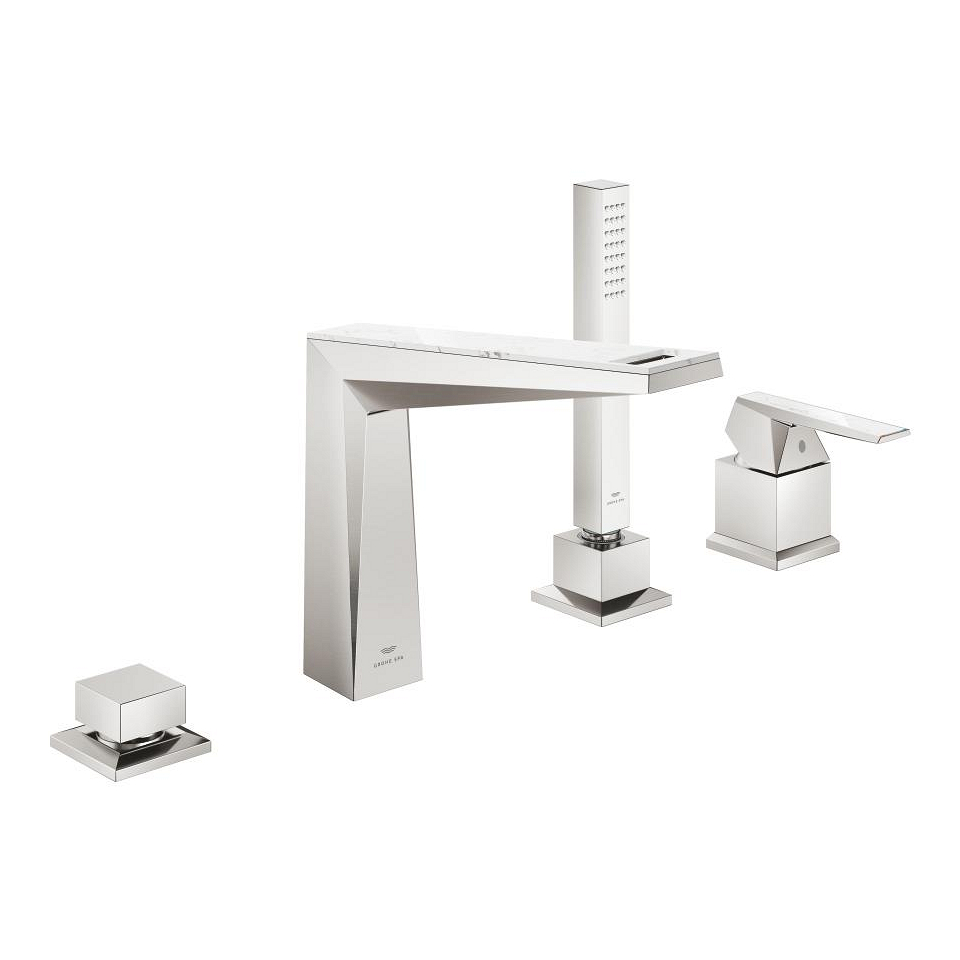 GROHE Allure Brilliant Private Collection 4-Loch-Einhand-Wannenkombination #29525DC0 - supersteel